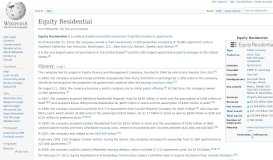 
							         Equity Residential - Wikipedia								  
							    