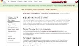 
							         Equity Training Series | Student Equity and Support Programs ...								  
							    