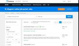 
							         Er diagram online job portal Jobs, Employment | Freelancer								  
							    