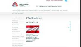 
							         ERA Roadmap - ERA Portal Austria								  
							    