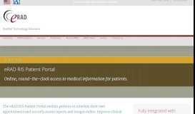
							         eRAD RIS Patient Portal | Radiology Scheduling Software								  
							    
