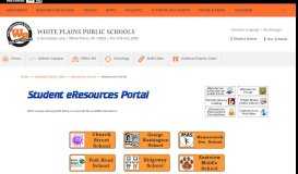 
							         eResources Portal / eResources Portal - White Plains Public Schools								  
							    