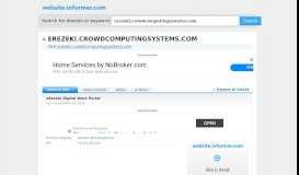 
							         erezeki.crowdcomputingsystems.com at WI. eRezeki Digital Work Portal								  
							    