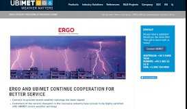 
							         ERGO: Efficient processing of insurance claims - UBIMET								  
							    