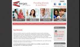 
							         Ergo Solutions » Ergo University								  
							    