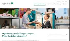 
							         Ergotherapie Ausbildung in Torgau | Heimerer Schulen								  
							    