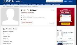 
							         Eric Dixon - Portales, New Mexico Lawyer - Justia								  
							    