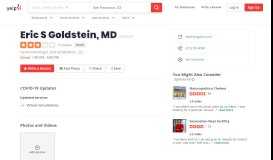 
							         Eric S Goldstein, MD - Gastroenterologist - 1974 1st Ave, East Harlem ...								  
							    