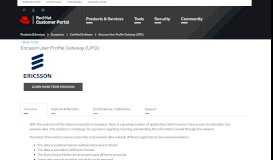 
							         Ericsson User Profile Gateway (UPG) - Red Hat Customer Portal								  
							    