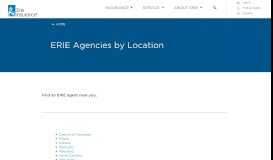 
							         ERIE Agencies by Location | Erie Insurance								  
							    