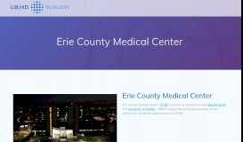 
							         Erie County Medical Center - UBMD Surgery - ECMC - Buffalo ...								  
							    