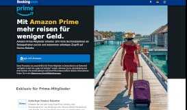 
							         Erleben Sie mehr von der Welt mit Booking.com und Amazon Prime								  
							    