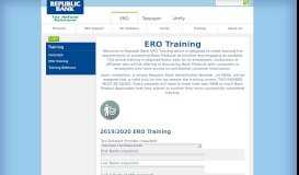 
							         ERO Training - Republic Bank								  
							    