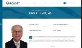 
							         Erol E. Ulker, MD | New Jersey Urology								  
							    
