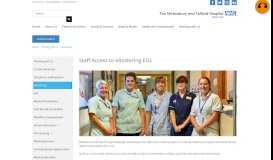 
							         eRostering at Shrewsbury and Telford Hospital NHS Trust								  
							    