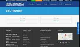 
							         ERP/ HRD login - SGT University | Gurugram								  
							    