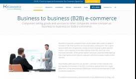 
							         ERP-integrated business to business (B2B) e-commerce								  
							    