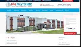 
							         ERP Login - DPG Polytechnic								  
							    