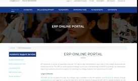
							         ERP Online Portal - Kit- Kanpur Institute Of Technology								  
							    