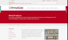 
							         ERP Software for Wood Products Manufacturers | OmegaCube ERP								  
							    