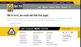 
							         ERP: The New Student Information System | San Joaquin Delta College								  
							    