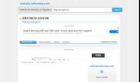 
							         erp.mcd.gov.in at Website Informer. Visit Erp Mcd.								  
							    