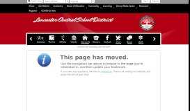 
							         Error 404 - Page Not Found - Lancaster Central School District								  
							    