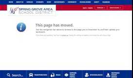 
							         Error 404 - Page Not Found - Spring Grove Area School District								  
							    