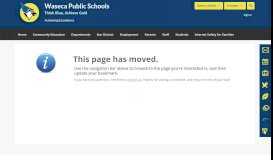 
							         Error 404 - Page Not Found - Waseca Public Schools								  
							    