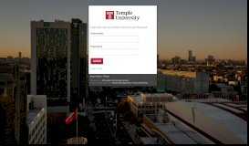 
							         Error - Temple University								  
							    