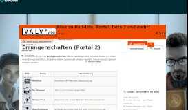 
							         Errungenschaften (Portal 2) | Valve Wiki | FANDOM powered by Wikia								  
							    