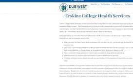 
							         Erskine College Health Services | Abbeville Area Medical Center								  
							    