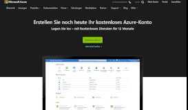 
							         Erstellen Sie noch heute Ihr kostenloses Azure-Konto | Microsoft Azure								  
							    