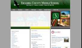 
							         Escambia County Middle School								  
							    