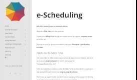 
							         eScheduling – Mood Treatment Center								  
							    