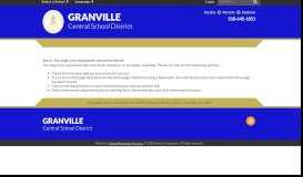 
							         eSchool Parent Portal - Granville Central School District								  
							    