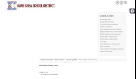 
							         eSchoolData Student Portal - Technology Office - Kane Area School ...								  
							    