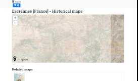 
							         Escrennes [France] | Mapire - The Historical Map Portal								  
							    