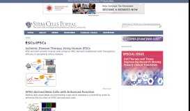 
							         ESCs/iPSCs | Stem Cells Portal - Stem Cells Journal Online Community								  
							    