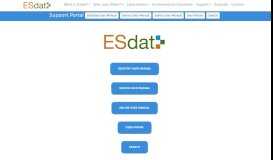 
							         ESDAT Support Portal								  
							    