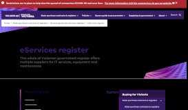 
							         eServices contract - Buying for Victoria								  
							    