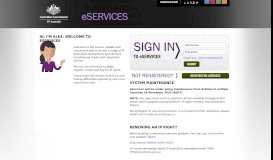 
							         eServices - IP Australia								  
							    