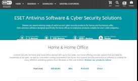 
							         ESET Home Products								  
							    