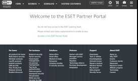 
							         ESET North-American Partner Portal								  
							    