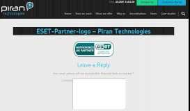 
							         ESET-Partner-logo - Piran Technologies - Piran Technologies								  
							    