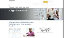 
							         eSign documents quickly | DocuSign								  
							    