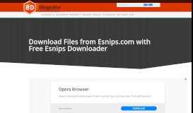 
							         Esnips Downloader - Download mp4 ebooks files from Esnips ...								  
							    