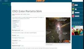 
							         ESO: Enter Portal to Stirk - Orcz.com, The Video Games Wiki								  
							    