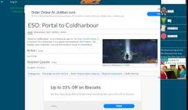
							         ESO: Portal to Coldharbour - Orcz.com, The Video Games Wiki								  
							    