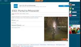 
							         ESO: Portal to Mzeneldt - Orcz.com, The Video Games Wiki								  
							    